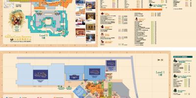 מפה של the venetian Macao