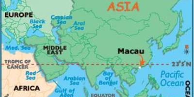 מקאו Macau מפה